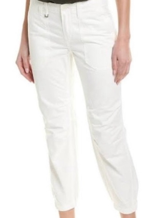 Zadig & Voltaire Pants - Zadig & Voltaire Palma Grunge Women’s Utility Crop Pants in Off White Size Small